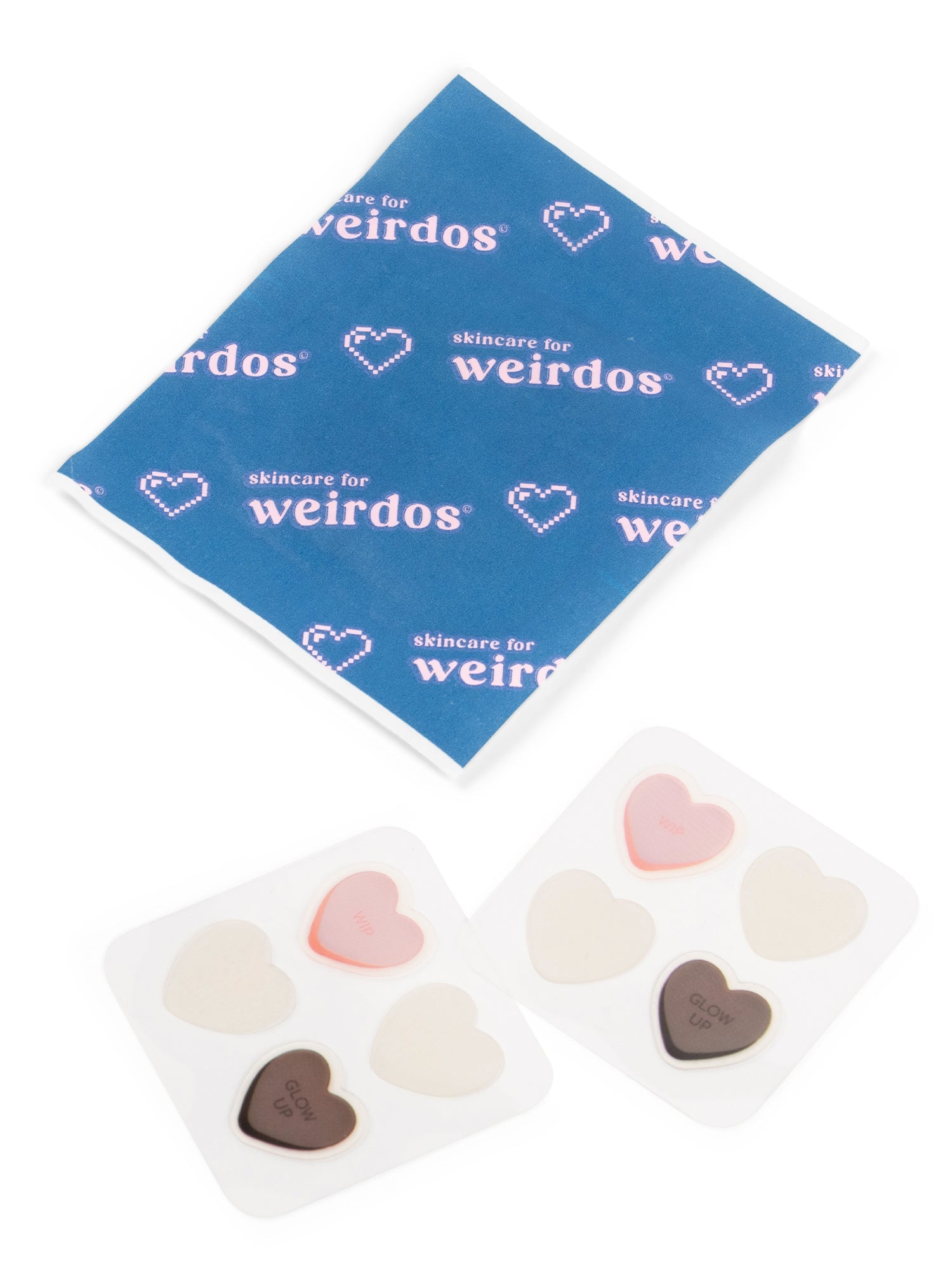 Refill Pack - 32 Healing Heart Pimple Patches - Skincare for Weirdos