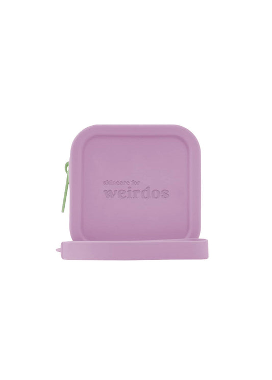 Silicone Green Zip Pouch - Skincare for Weirdos
